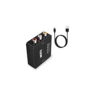 RCA to HDMI Converter Adapter, 1080P AV to HDMI RCA (Used)