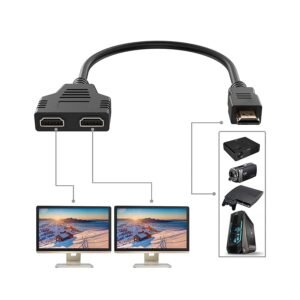 HDMI Splitter Adapter1080P HDMI Male to Dual HDMI Femal (Used)