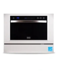 Black+Decker - BCD6W Compact Countertop Dishwasher, 6 Place Settings (Used)